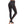 Women Mesh Side Strip See Through Sport Leggings Wide Waistband Insert Stirrup