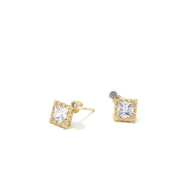 RHINESTONE STUD EARRING