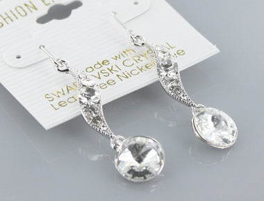 Swarovski Crystal Drop Earring