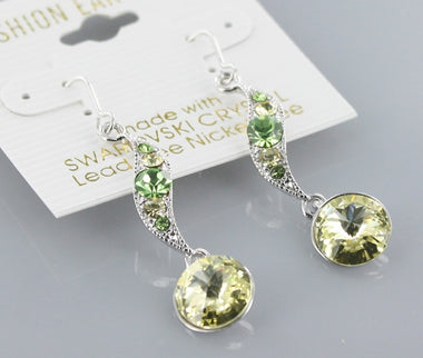 Swarovski Crystal Drop Earring