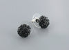 Crystal Dome Stud Earring-s