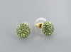Crystal Dome Stud Earring-s