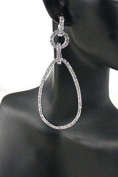 Rhinestone Dangle Earring
