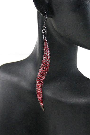 Rhinestone Dangle Earring