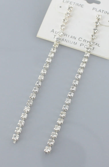 Rhinestone Dangle Earring