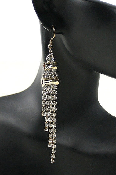 Rhinestone Dangle Earring