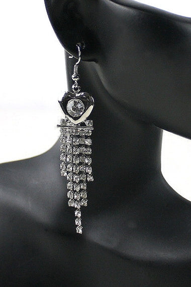 Rhinestone Dangle Earring