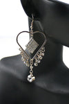 Rhinestone Dangle Earring