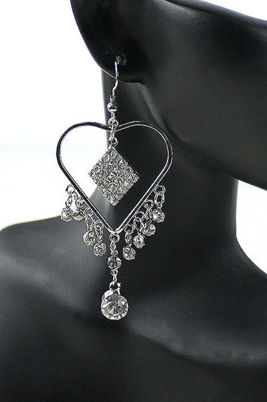 Rhinestone Dangle Earring
