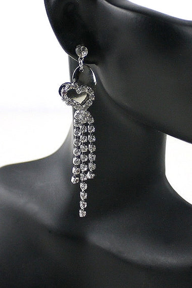 Rhinestone Dangle Earring