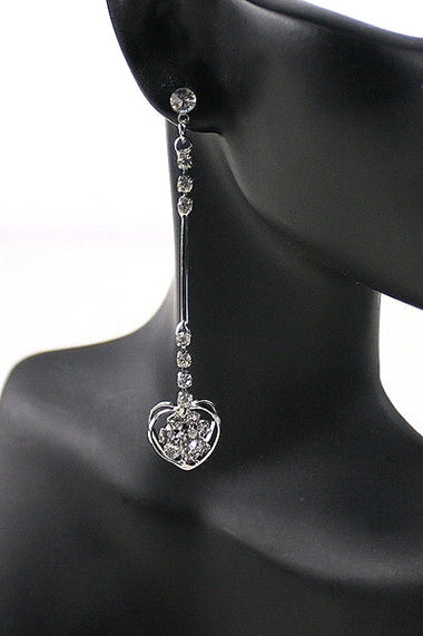 Rhinestone Dangle Earring