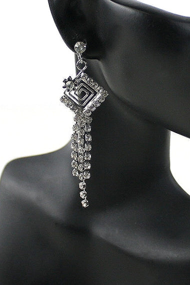 Rhinestone Dangle Earring