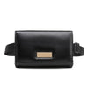 Women Luxury Leather Waist Bar Fanny Pack Bags Belt British Casual Purse Wallet