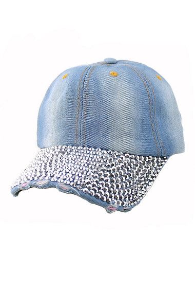 Crystal Stone Embedded Cap