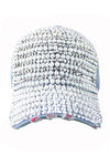 Pearl and Crystal Stone Embedded Cap