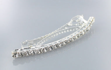 Rhinestone 1 Line Basic Dazzling Hairclip