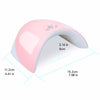 8 LED UV Lamp USB Nail Art Dryer Gel Polish Salon Curing Manicure Machine 60/120