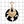 ACETATE CIRCLE DANGLE EARRING