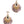 ACETATE CIRCLE DANGLE EARRING