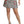 Silver Pattern A-line High Waist Skirt