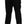 Black Crystal High Waist Trouser Cotton Pants