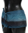 Blue Ombre Shorts Beachwear Bikini Swimsuit