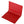 Red Dauphine Leather Bifold DG Crystal Card Holder Wallet