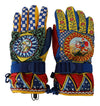 Multicolor Carretto Winter Mitten Gloves