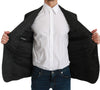 Gray Plaid Check Slim Fit Jacket Blazer