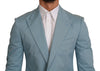 Blue Slim Fit Coat Jacket MARTINI Blazer
