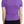 Purple 100% Polyester Short Sleeve Top  Blouse