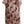 Pink Bengal Cat Print A-line Maxi Silk  Dress