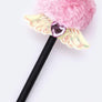 Heart Wing Pom Pom Ballpoint Pen