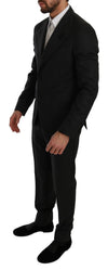 Black Crystal Bee Slim Fit 2 Piece Suit