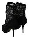 Black Lace Taormina High Pumps Shoes