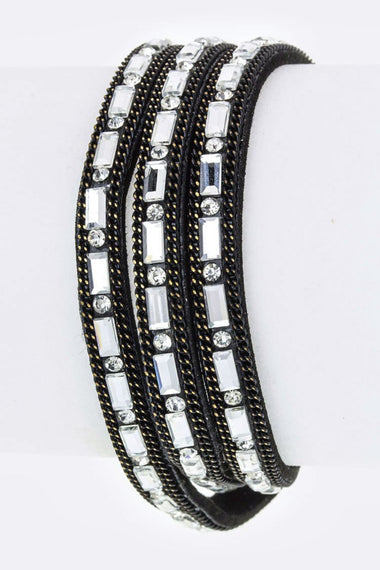 Crystals Wrapped Bracelet