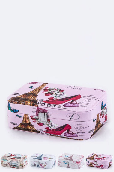 PARIS Theme Print Jewelry Cases Set