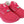Fuxia Beetroot Polyester Runner Becky Sneakers Shoes
