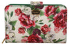 Multicolor Floral Leather Bifold Continental Clutch Wallet