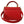 Red Floral Crystals Shoulder Borse WELCOME Leather Bag