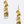 Fringe Plate & Bead Earrings