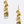 Fringe Plate & Bead Earrings