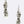 Fringe Plate & Bead Earrings