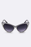 Crystal Cat Eye Iconic Sunglasses