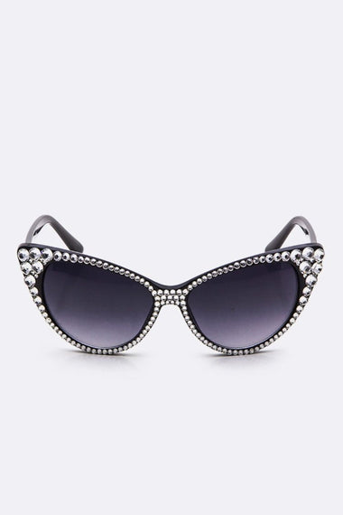 Crystal Cat Eye Iconic Sunglasses