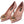 Pink Leather Crystal Heels Pumps Heels Shoes