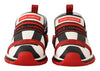 Red White Black Sneakers Sorrento Sandals
