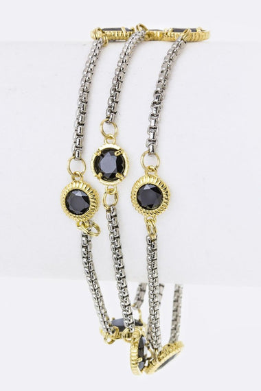 CZ Layer Bracelet