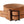 Brown Leather Studded Wide Buckle Waist Belt