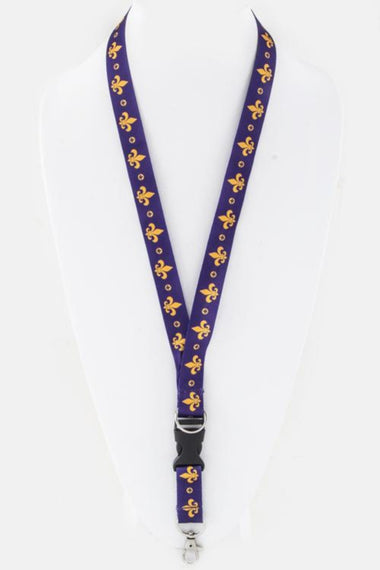 Fleur De Lis Lanyard